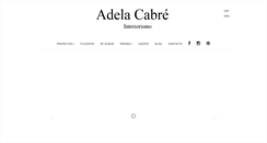 Desktop Screenshot of adelacabre.com